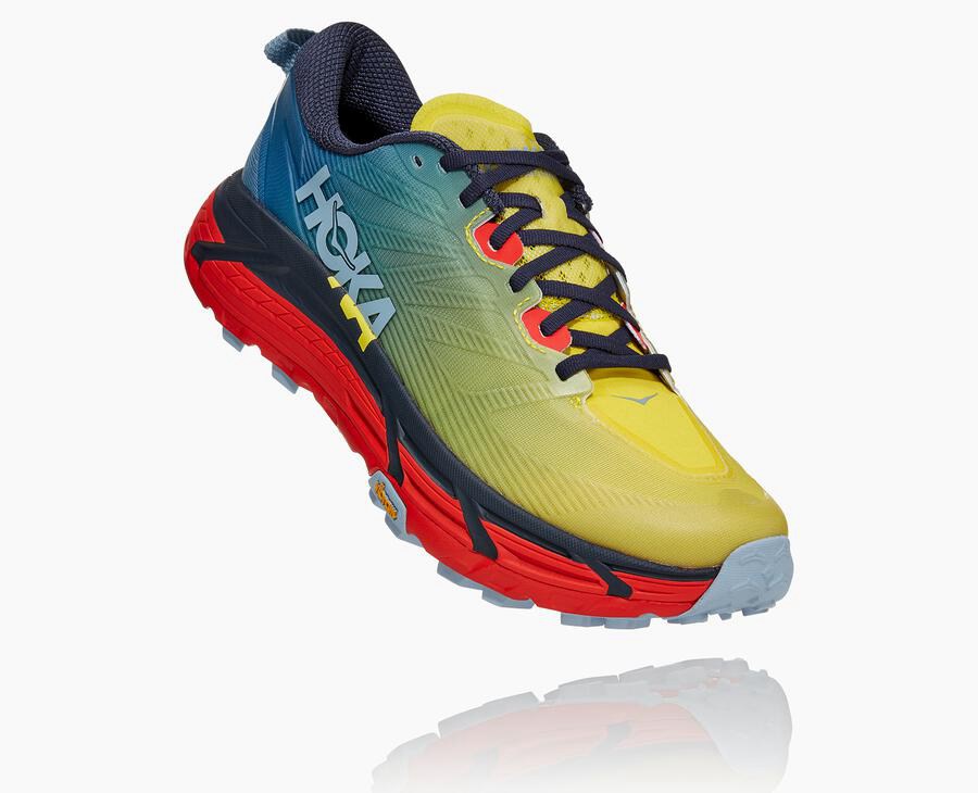 Hoka One One Mafate Speed 3 - Men Trail Shoes - Blue,Australia KES-251367